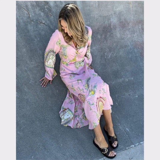 STORIES FROM THE ATELIER by COPENHAGENSHOES CALL FOR ME DRESS 0044 PINK