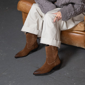 COPENHAGEN SHOES THE COUTURE WALK S. Boots 0134 TOBACCO