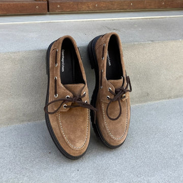 COPENHAGEN SHOES THE PASSION SHOE SUEDE Boat Shoe 125 TAN