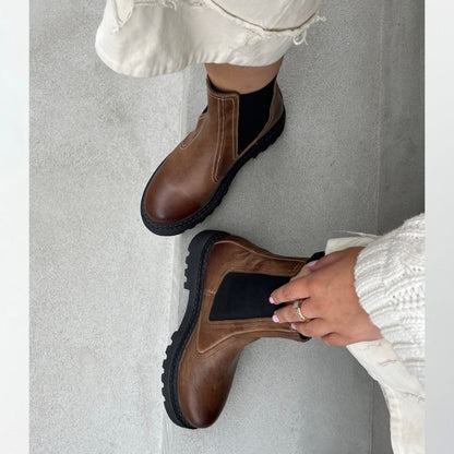 COPENHAGEN SHOES ANKLE BOOT Boots 0500 BROWN/BLACK