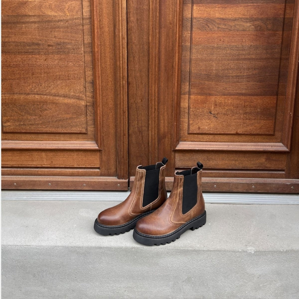 COPENHAGEN SHOES ANKLE BOOT Boots 0500 BROWN/BLACK
