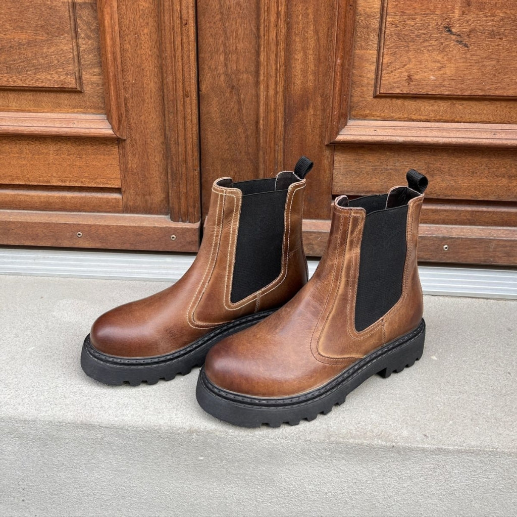 COPENHAGEN SHOES ANKLE BOOT Boots 0500 BROWN/BLACK