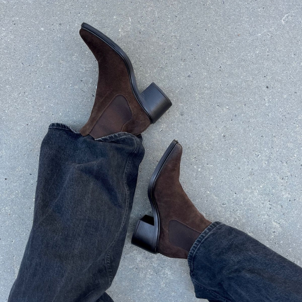 COPENHAGEN SHOES ANYONE S. Boots 0018 DK BROWN