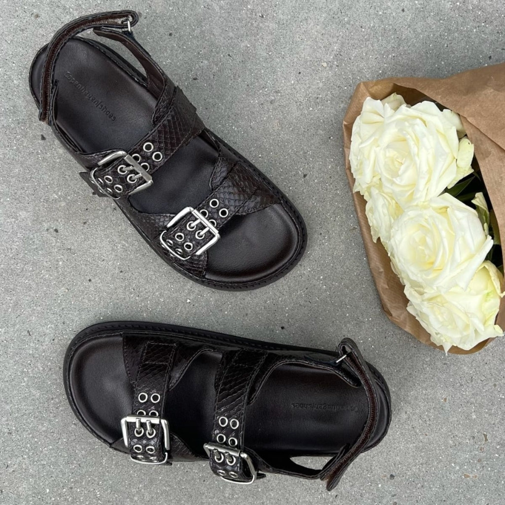 COPENHAGEN SHOES AS I WAS L. Sandals 004 Dark brown