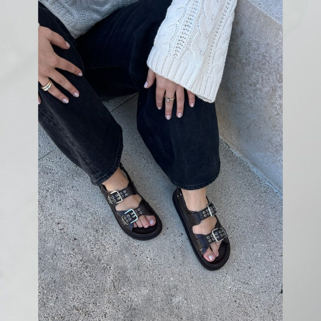COPENHAGEN SHOES AS I WAS L. Sandals 004 Dark brown