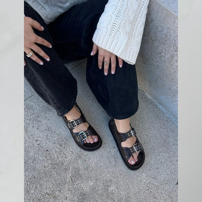 COPENHAGEN SHOES AS I WAS L. Sandals 004 Dark brown