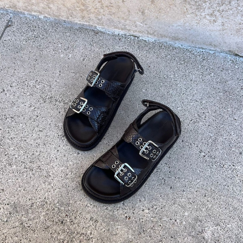 COPENHAGEN SHOES AS I WAS L. Sandals 004 Dark brown