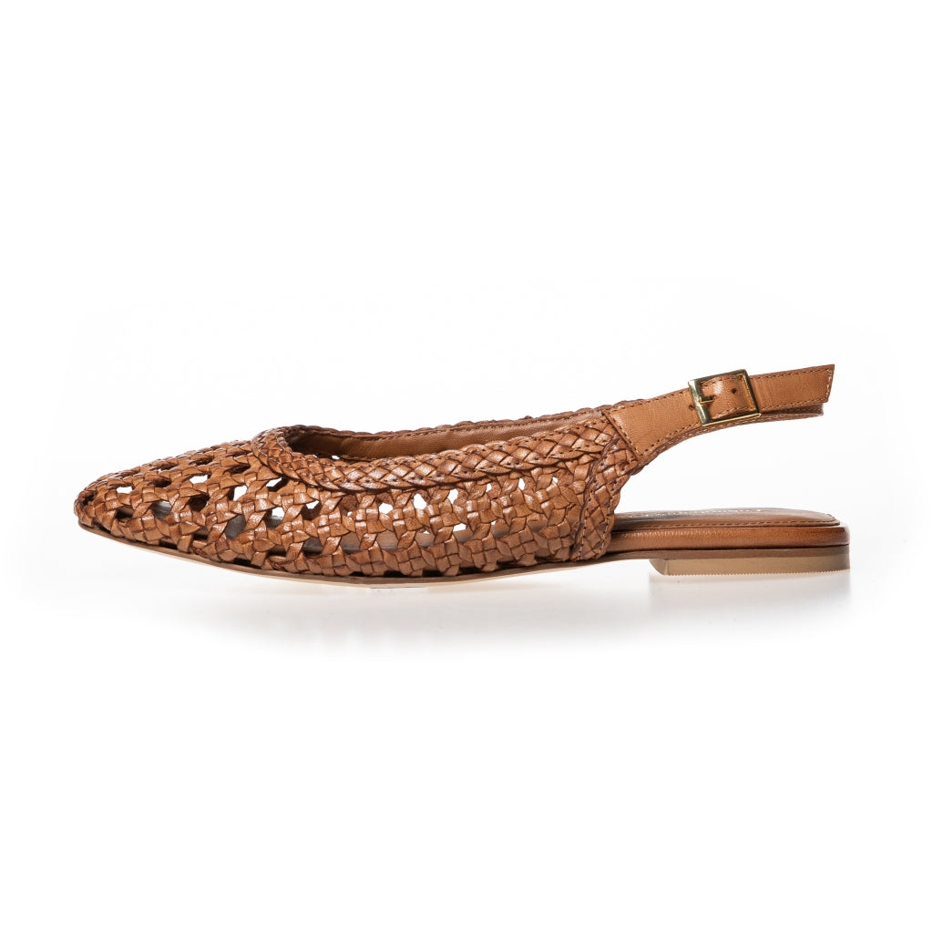 COPENHAGEN SHOES AS THE SEA Ballet flats 0241 COGNAC