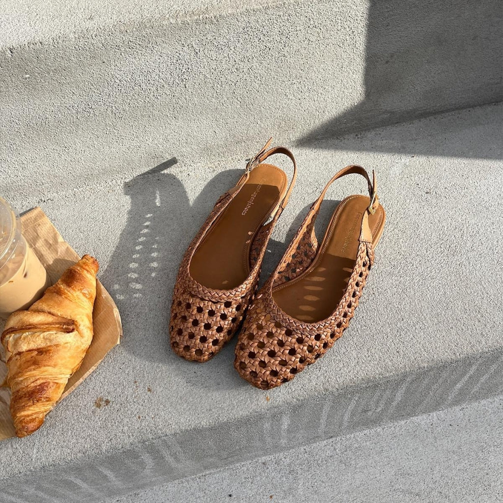 COPENHAGEN SHOES AS THE SEA Ballet flats 0241 COGNAC