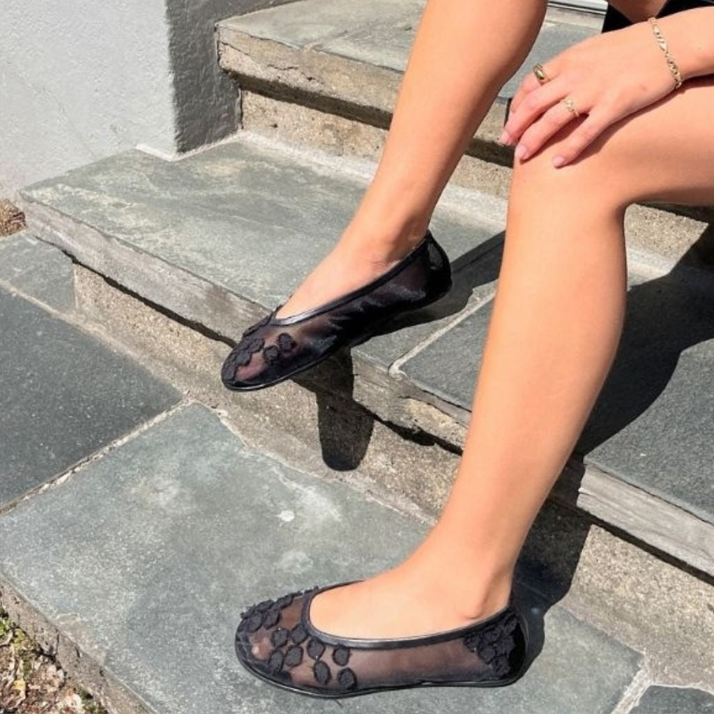 COPENHAGEN SHOES BALLERINA NET Ballet flats 0001 BLACK