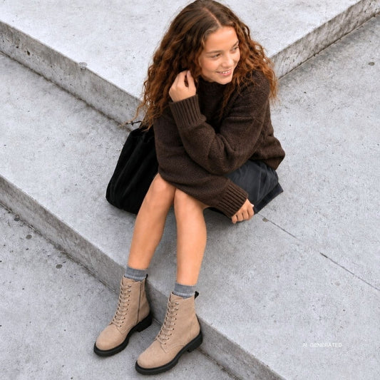 COPENHAGEN KIDS CHIARA Boots 0057 TAUPE