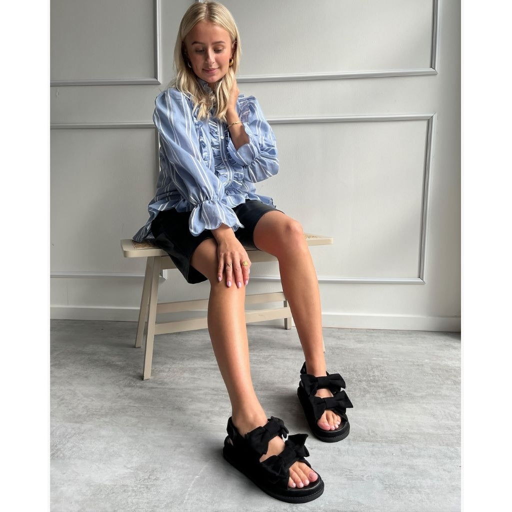 COPENHAGEN SHOES COME TO ME SUEDE Sandals 0001 BLACK