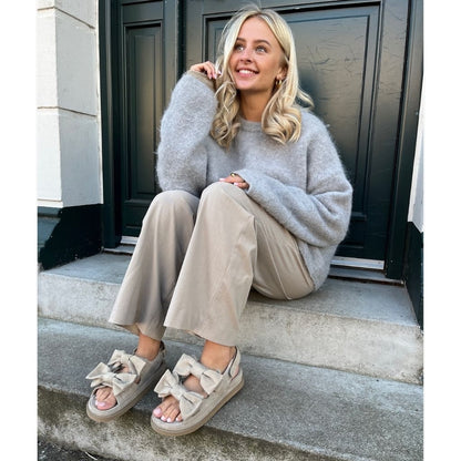 COPENHAGEN SHOES COME TO ME SUEDE Sandals 0301 BISCUIT