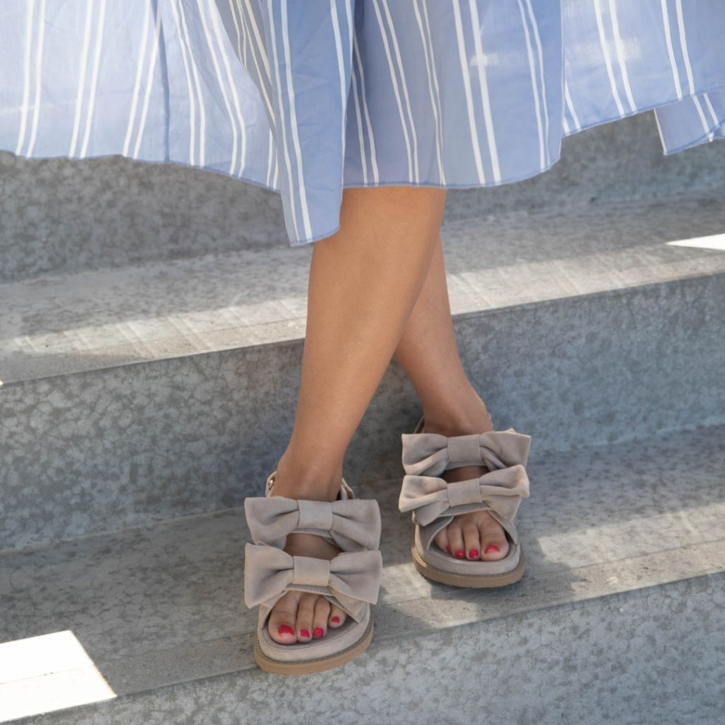 COPENHAGEN SHOES COME TO ME SUEDE Sandals 0301 BISCUIT