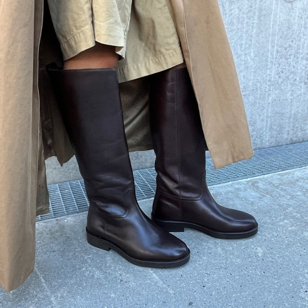 COPENHAGEN SHOES FAITH Long boot 004 Dark brown