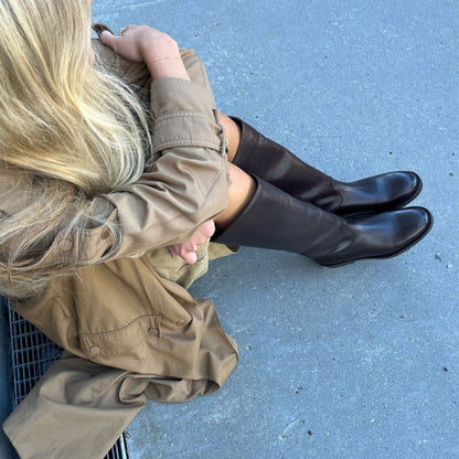 COPENHAGEN SHOES FAITH Long boot 004 Dark brown