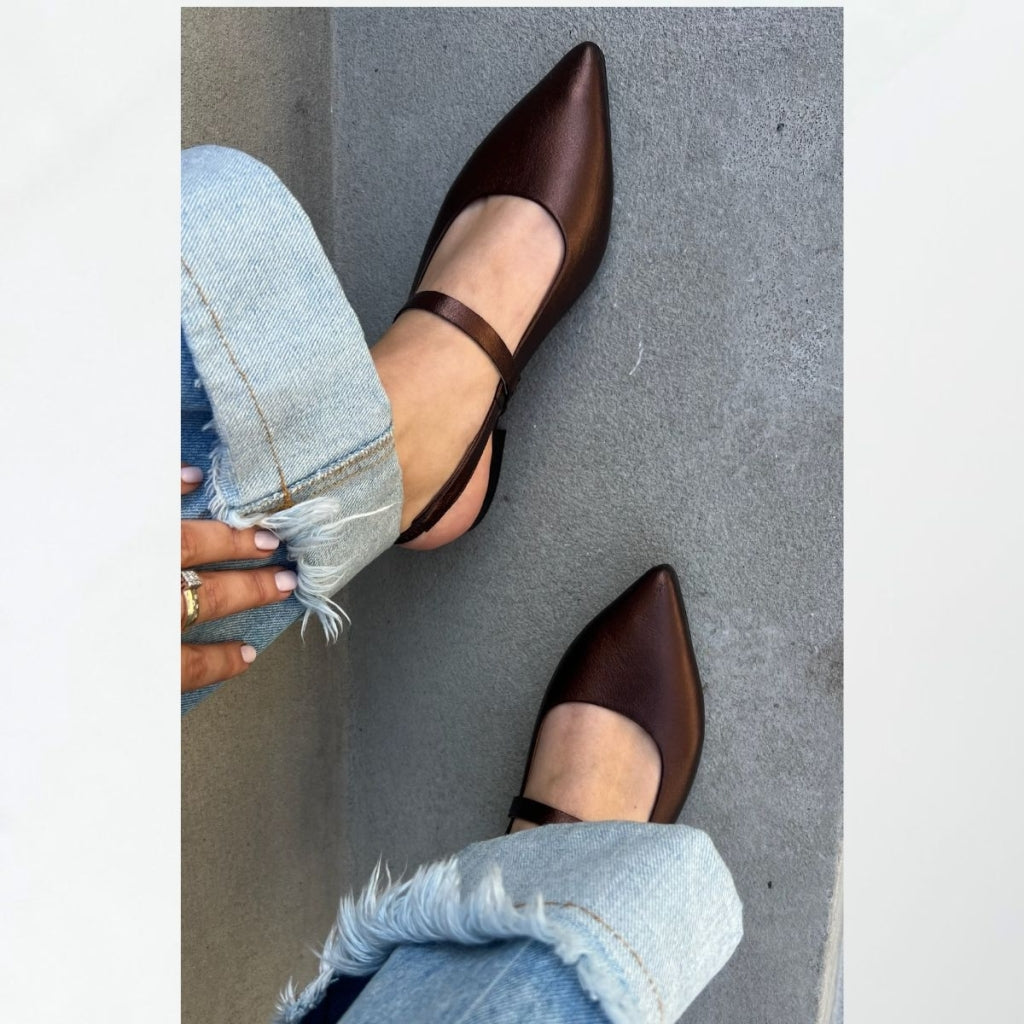 COPENHAGEN SHOES FEEL FREE BRONZE Ballet flats 0052 BRONZE