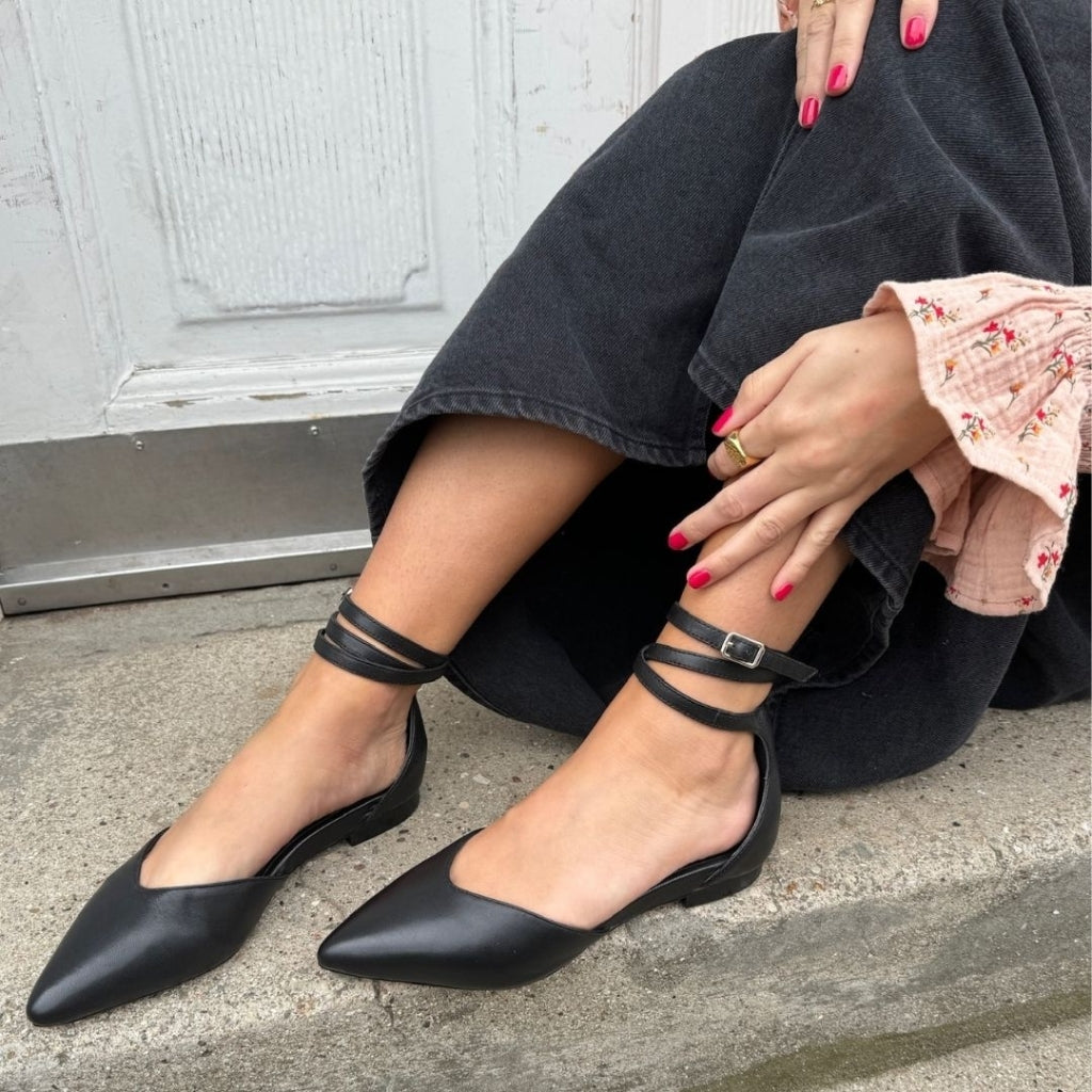 COPENHAGEN SHOES FLOWER CHILD Ballet flats 0001 BLACK