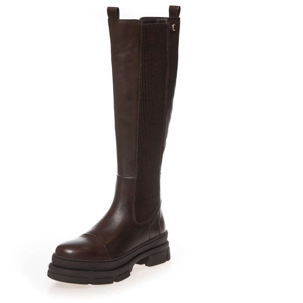 COPENHAGEN SHOES FOLLOW ME AND MORE Long boot 0018 DK BROWN