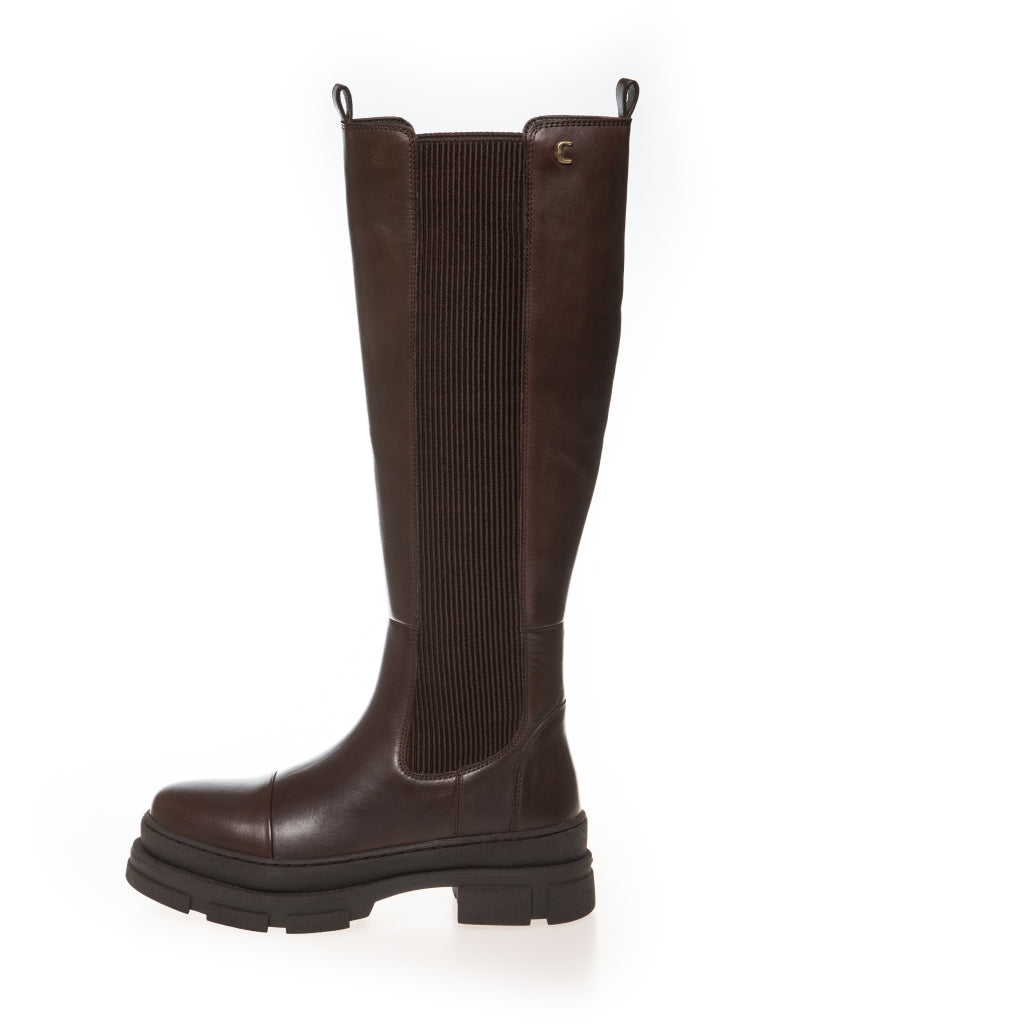 COPENHAGEN SHOES FOLLOW ME AND MORE Long boot 0018 DK BROWN