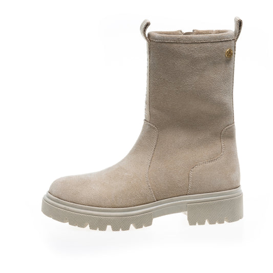 COPENHAGEN KIDS FOREST FOR GLAM GIRL SUEDE FUR (WR) Boots 0002 BEIGE