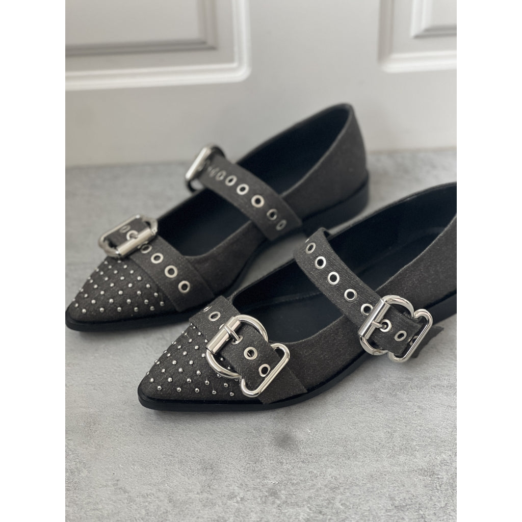 COPENHAGEN SHOES FUTURE VIBES Ballet flats 0262 BLACK DENIM