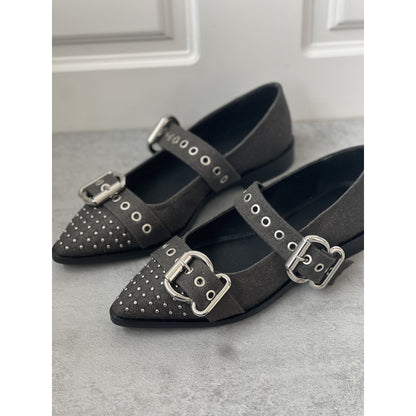 COPENHAGEN SHOES FUTURE VIBES Ballet flats 0262 BLACK DENIM