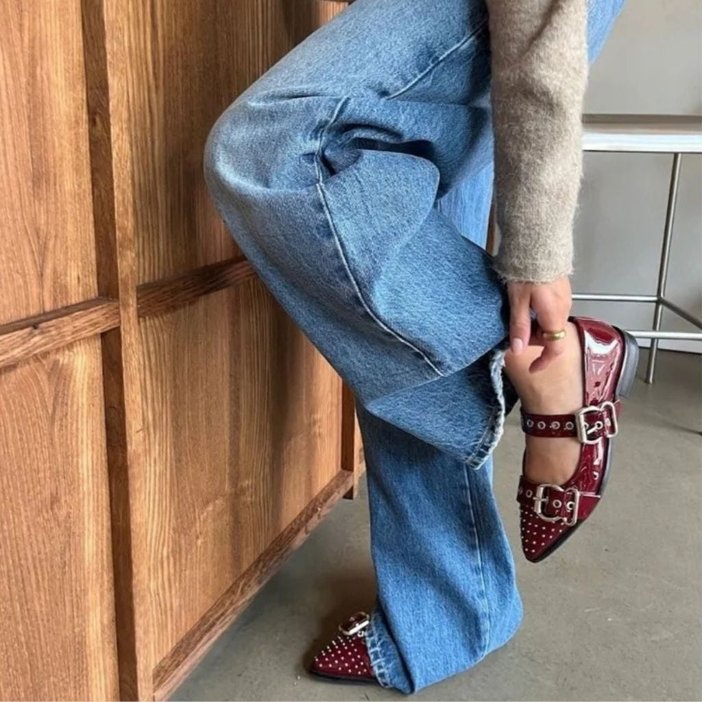 COPENHAGEN SHOES FUTURE VIBES PATENT Ballet flats 229 Bordo
