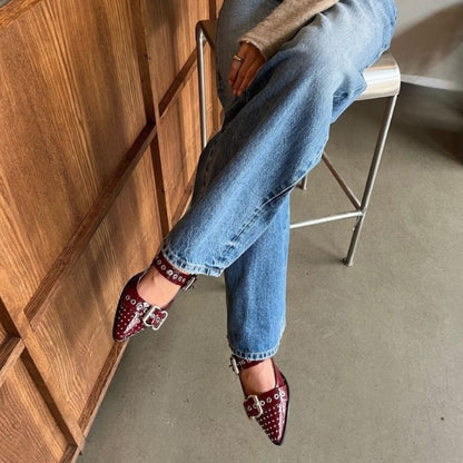 COPENHAGEN SHOES FUTURE VIBES PATENT Ballet flats 229 Bordo