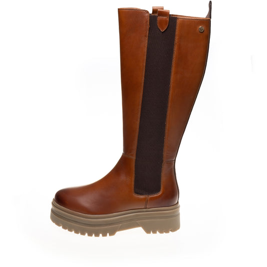 COPENHAGEN SHOES GOING HIGH COPENHAGEN Long boot 112 Cognac
