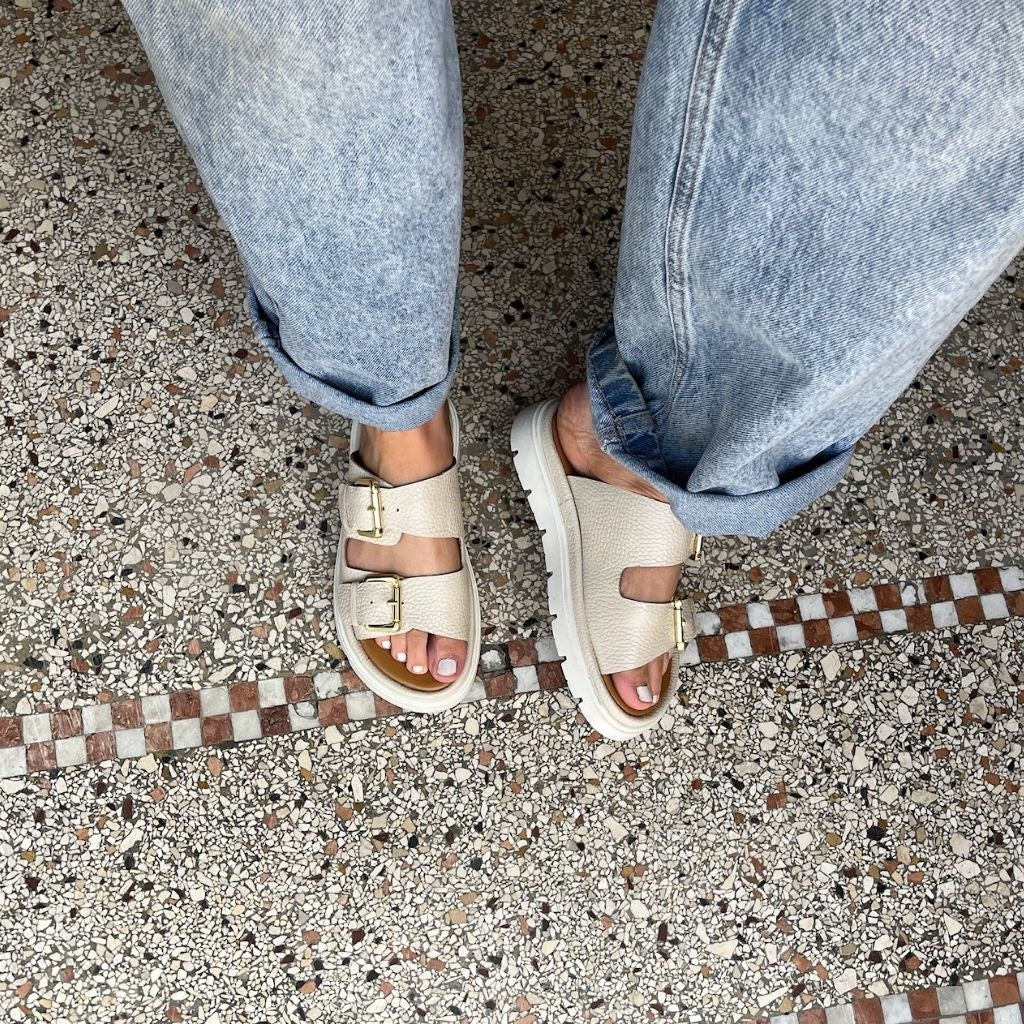 COPENHAGEN SHOES IMAGINE Slippers 1620 OFF WHITE