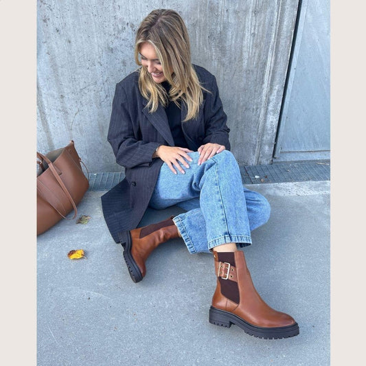 COPENHAGEN SHOES ITS LIKE FALL Boots 0241 COGNAC