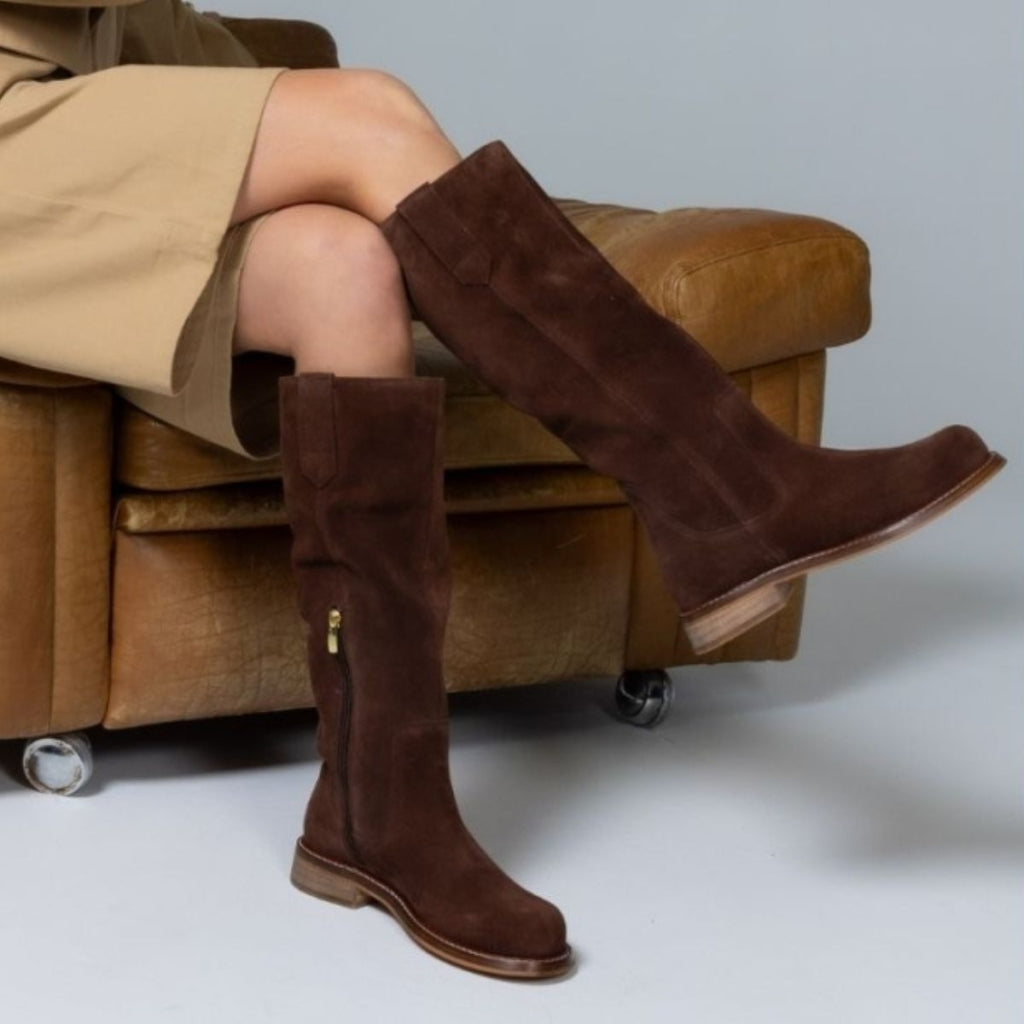 COPENHAGEN SHOES I DO ICONIC HIGH Long boot 042 CHOCOLATE