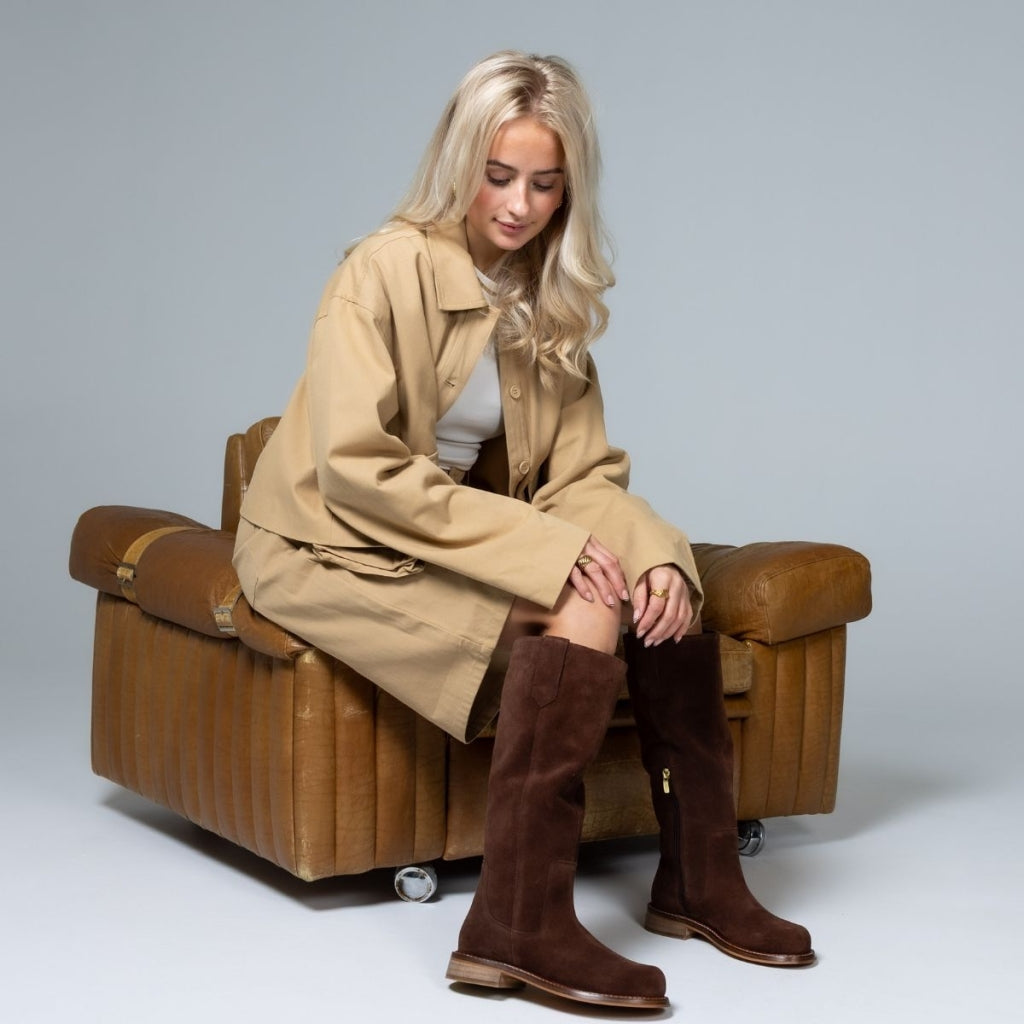COPENHAGEN SHOES I DO ICONIC HIGH Long boot 042 CHOCOLATE