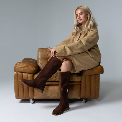COPENHAGEN SHOES I DO ICONIC HIGH Long boot 042 CHOCOLATE