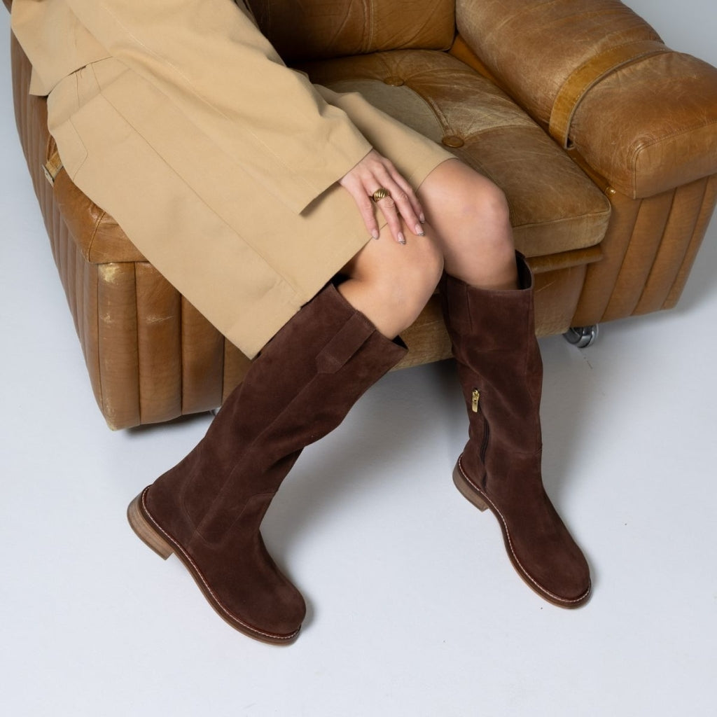 COPENHAGEN SHOES I DO ICONIC HIGH Long boot 042 CHOCOLATE