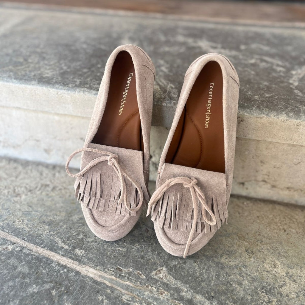 COPENHAGEN SHOES LA BOHEME Boat Shoe 0301 BISCUIT