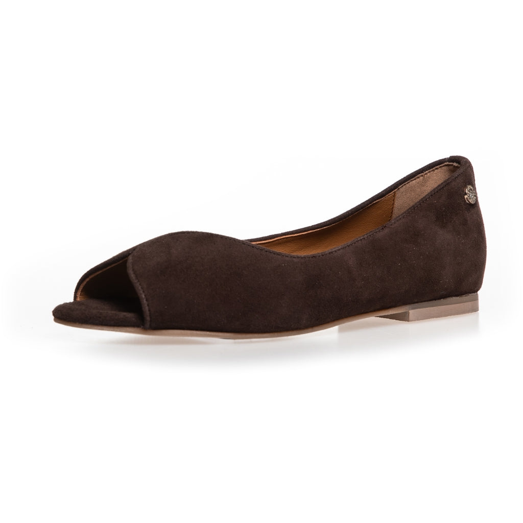 COPENHAGEN SHOES LIKE A MELODY PLAIN Ballet flats 004 Dark brown
