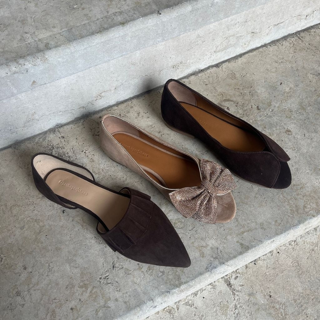 COPENHAGEN SHOES LIKE A MELODY PLAIN Ballet flats 004 Dark brown