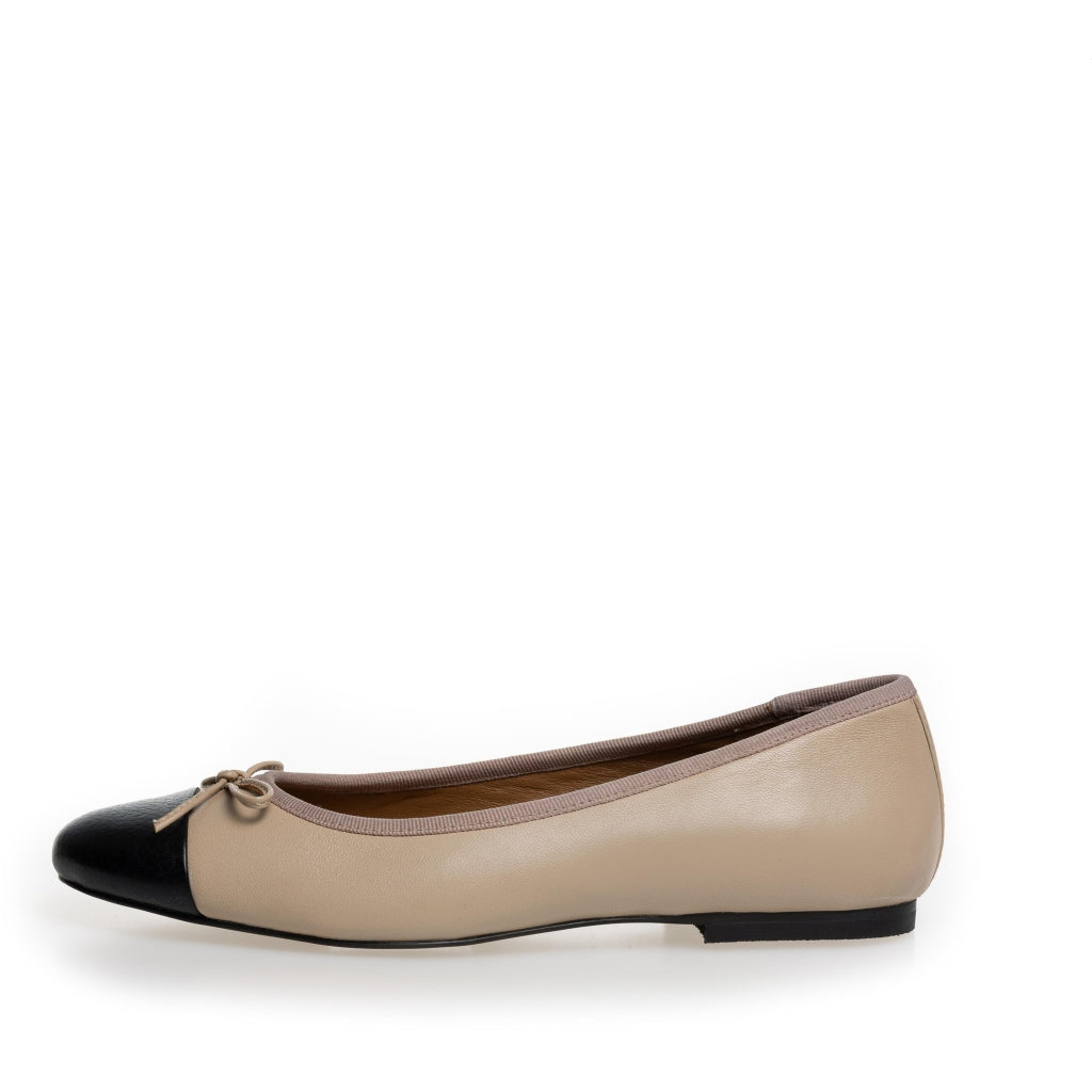 COPENHAGEN SHOES LOVELY Ballet flats 511 Black beige