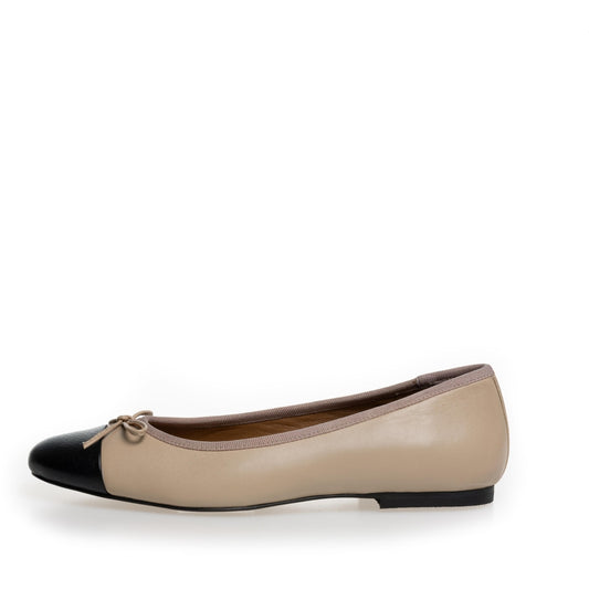 COPENHAGEN SHOES LOVELY Ballet flats 511 Black beige