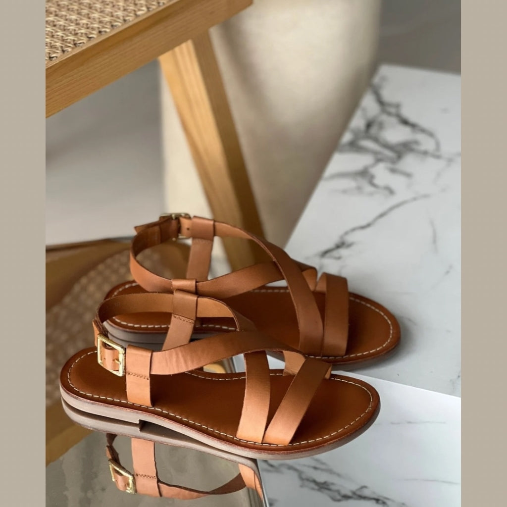 COPENHAGEN SHOES MARI Sandals 112 Cognac