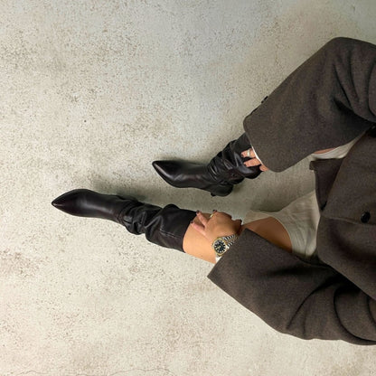 COPENHAGEN SHOES MINE Long boot 0001 BLACK