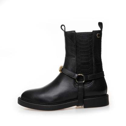 COPENHAGEN SHOES MOMENTS OF LIFE 2 (GOLD TRIM) Boots 0001 BLACK