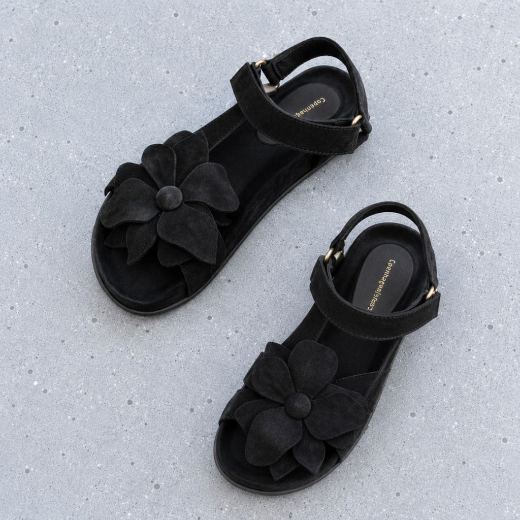 COPENHAGEN SHOES MY FLOWERS Sandals 0001 BLACK