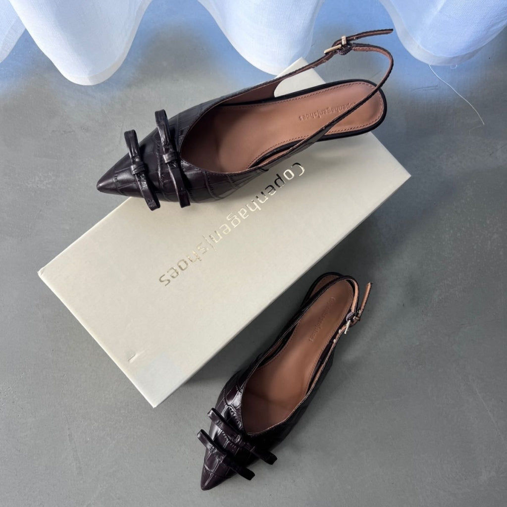 COPENHAGEN SHOES MY GOLD CR. Stilettos 004 Dark brown