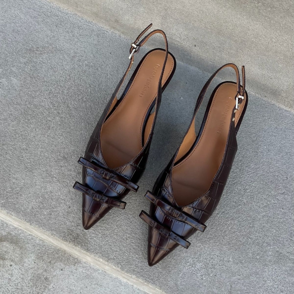 COPENHAGEN SHOES MY GOLD CR. Stilettos 004 Dark brown