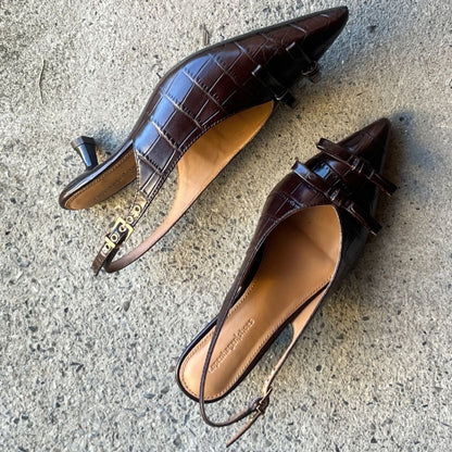 COPENHAGEN SHOES MY GOLD CR. Stilettos 004 Dark brown