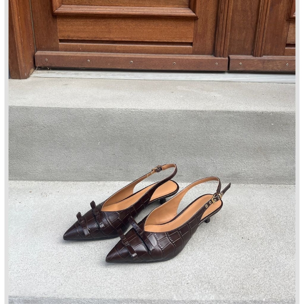 COPENHAGEN SHOES MY GOLD CR. Stilettos 004 Dark brown
