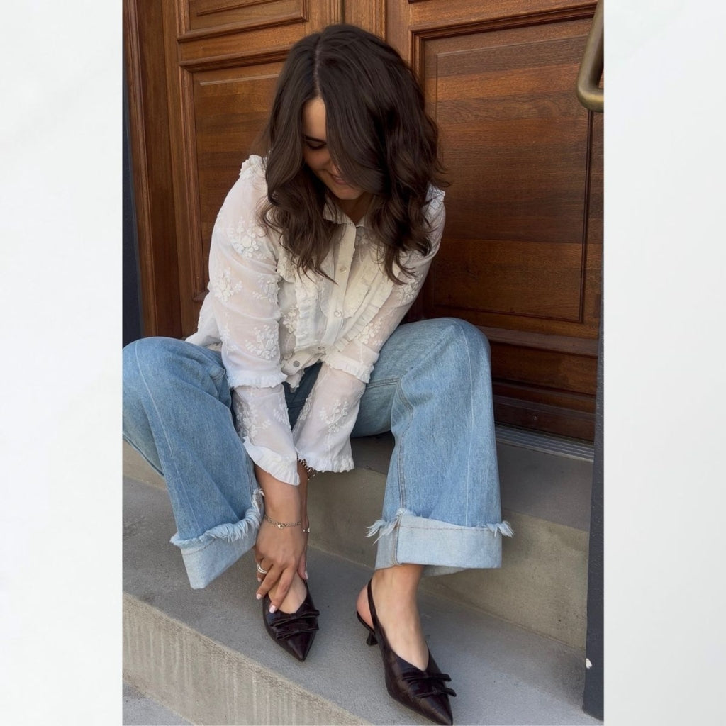 COPENHAGEN SHOES MY GOLD CR. Stilettos 004 Dark brown